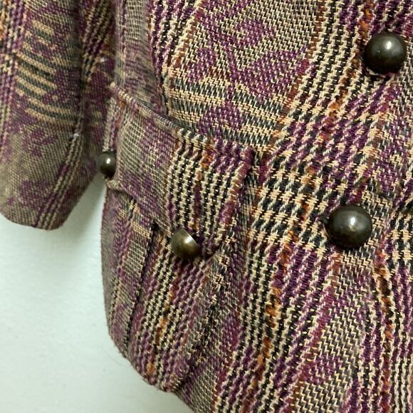 Earl Rutenberg Plaid Blazer Large - Picture 4 of 5